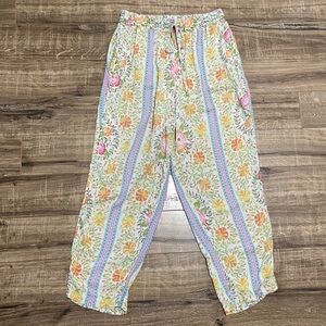 Farm Rio Floral Flowy Pants